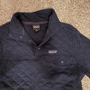Patagonia Dark Blue Quilted Pullover